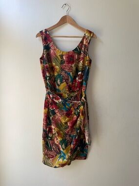Vintage 100% Silk Tank Dress